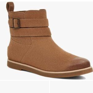 UGG Josefene Bootie Chestnut Brown Suede Ankle Boots NWOT